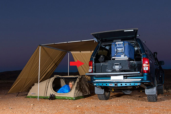 Boční ochrana k markýze Touring, <b>délka 210</b>